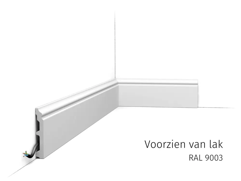 Nieuw Orac vloerplint SX173 RAL9003