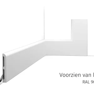 Orac vloerplint SX184 RAL9003 Laatste Kans