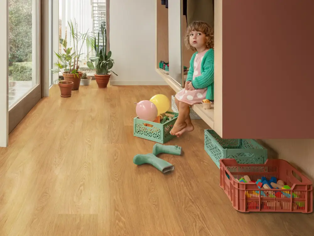 Floorify Lange planken Honey F025T - klik PVC Gereduceerde Prijs