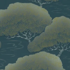 Rechtstreeks Van De Fabrikant Little Greene Pines - Blue Pine