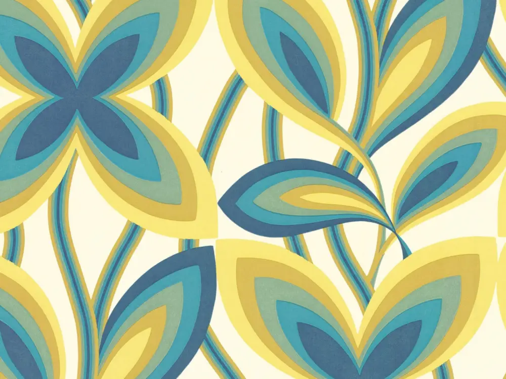 Little Greene Starflower - Peacock Meest Verkocht