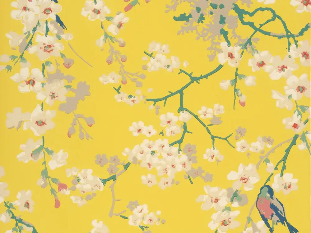 Little Greene Massingberd Blossom - Yellow Korting