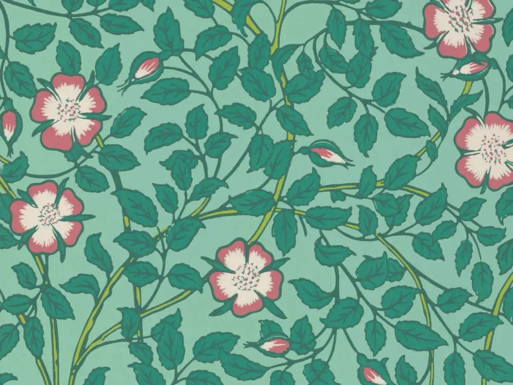 Betrouwbaar Little Greene Briar Rose - Green Verditer