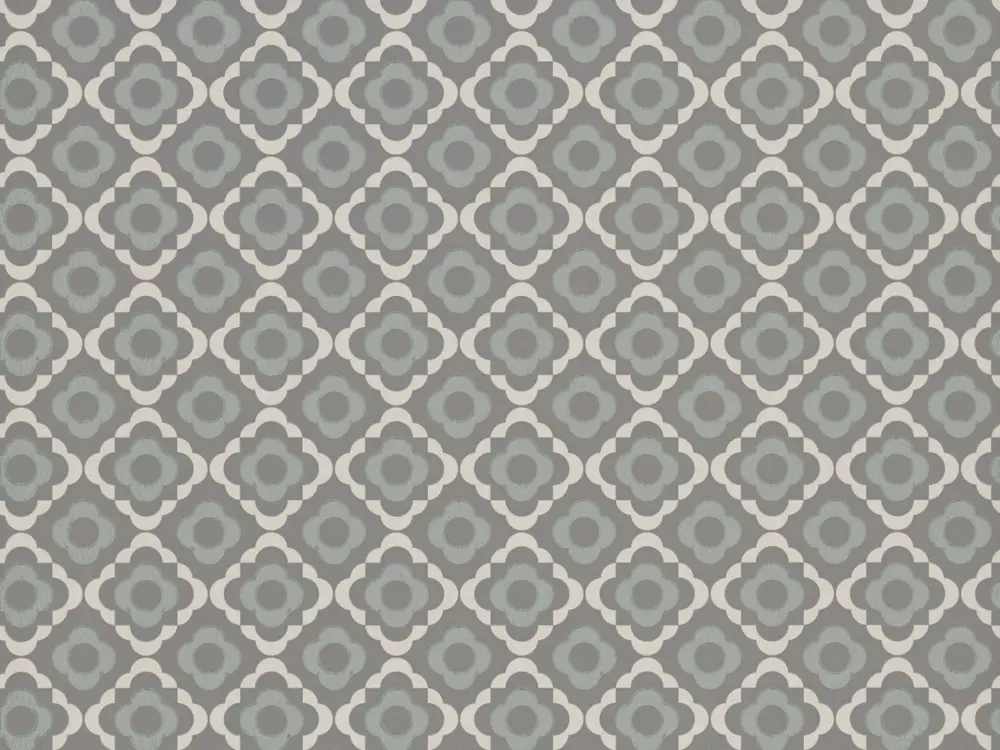 Koopje Paint & Paper Library Quatrefoil - Tallanstown Grey