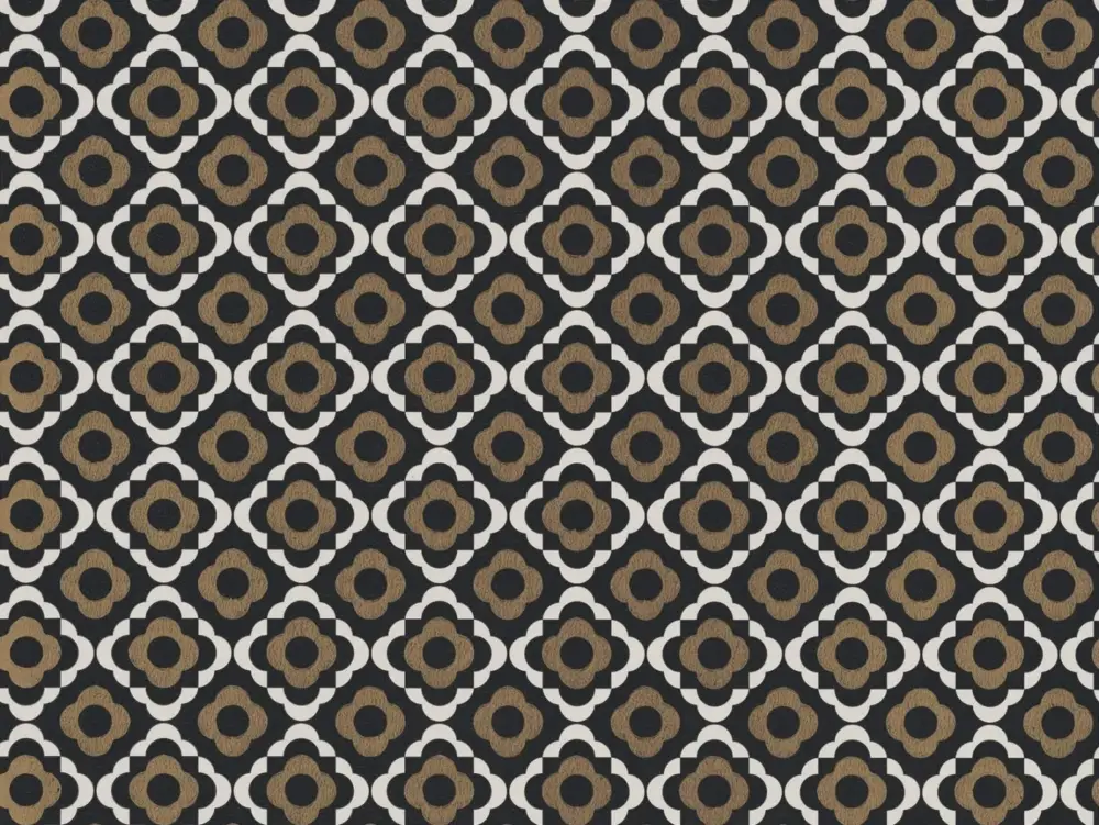 Paint & Paper Library Quatrefoil - Kohl Populair
