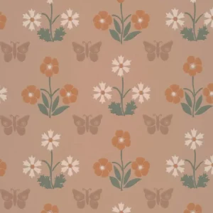 Laatste Versie Little Greene Burges Butterfly - Masquerade