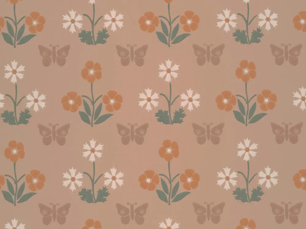 Laatste Versie Little Greene Burges Butterfly - Masquerade
