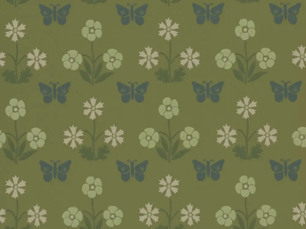 Gratis Retour Little Greene Burges Butterfly - Garden