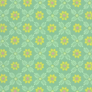 Gereduceerde Prijs Little Greene Ditsy Block - Green Verditer