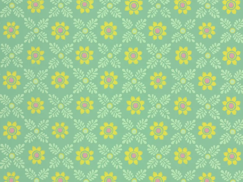 Gereduceerde Prijs Little Greene Ditsy Block - Green Verditer