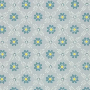 Meest Verkocht Little Greene Ditsy Block - Bone China Blue