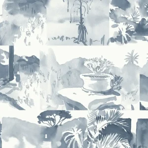 Paint & Paper Library Abbey Gardens - Blue Blood Beperkte Voorraad