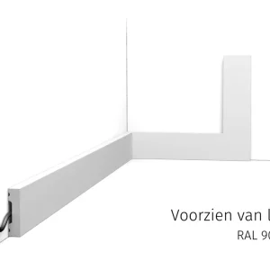 Orac vloerplint SX162 RAL9003 Hete Deal