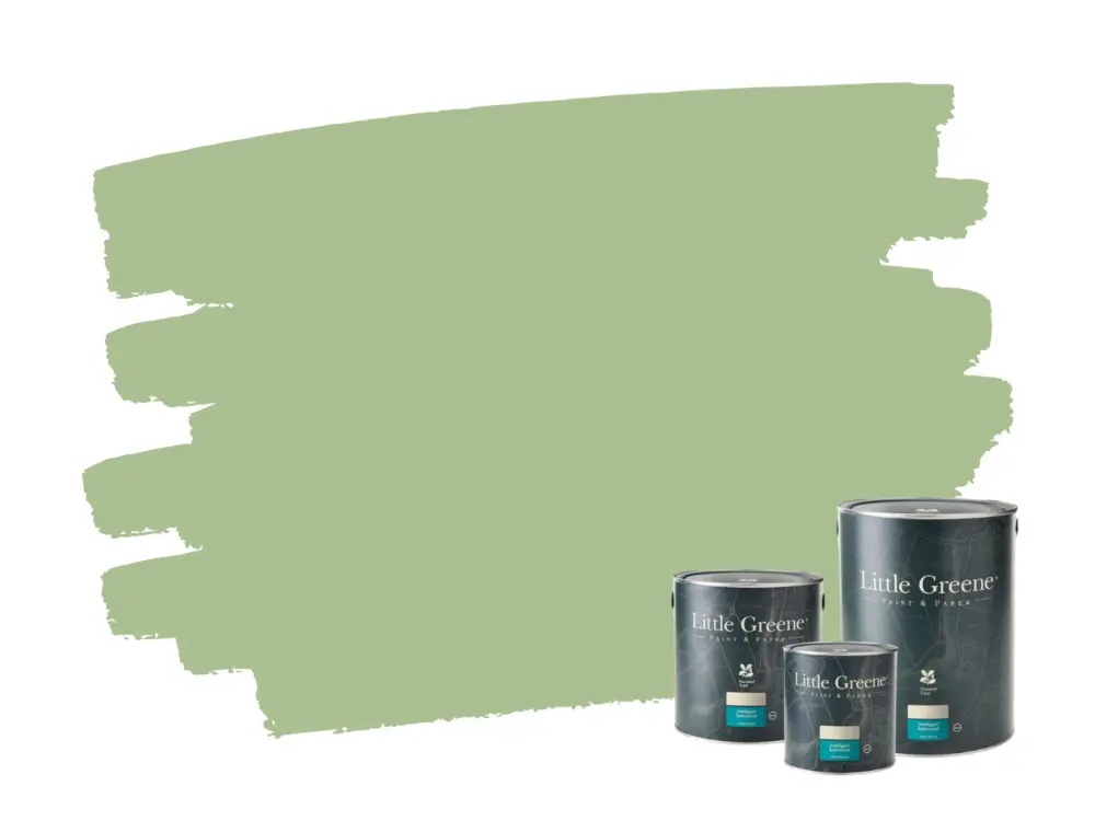 Little Greene Intelligent Satin - Pea Green 91 Beste Prijs