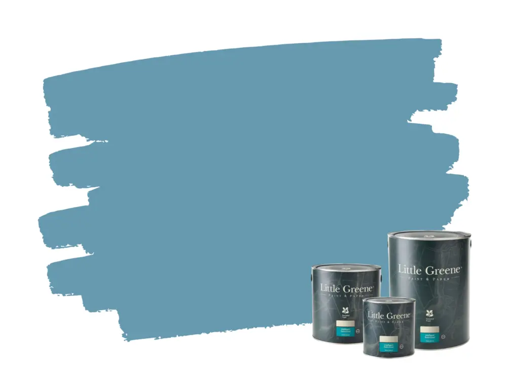 Little Greene Intelligent Satin - Blue Verditer 104 Nu Kopen