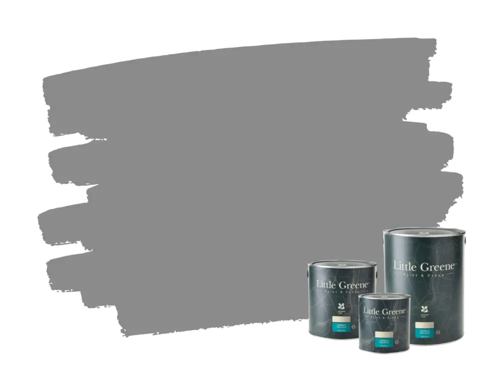 Gecertificeerd Little Greene Intelligent Satin - Mid Lead Colour 114