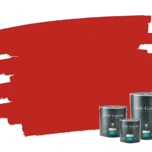 Gereduceerde Prijs Little Greene Intelligent Satin - Atomic Red 190