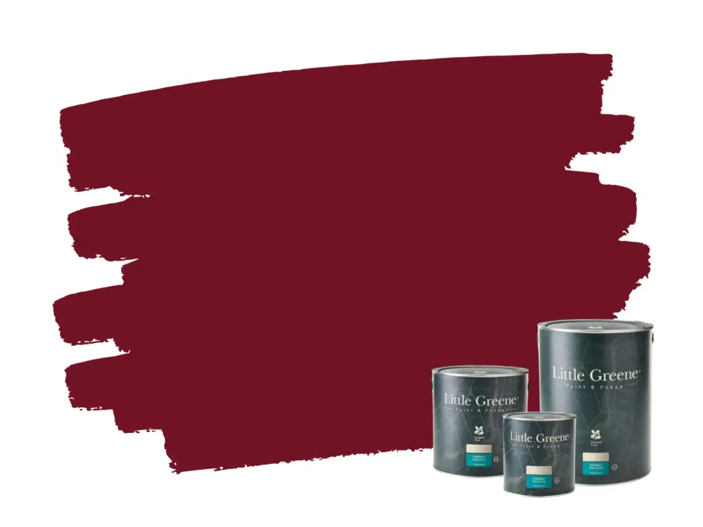 Little Greene Intelligent Satin - Theatre Red 192 Betrouwbaar
