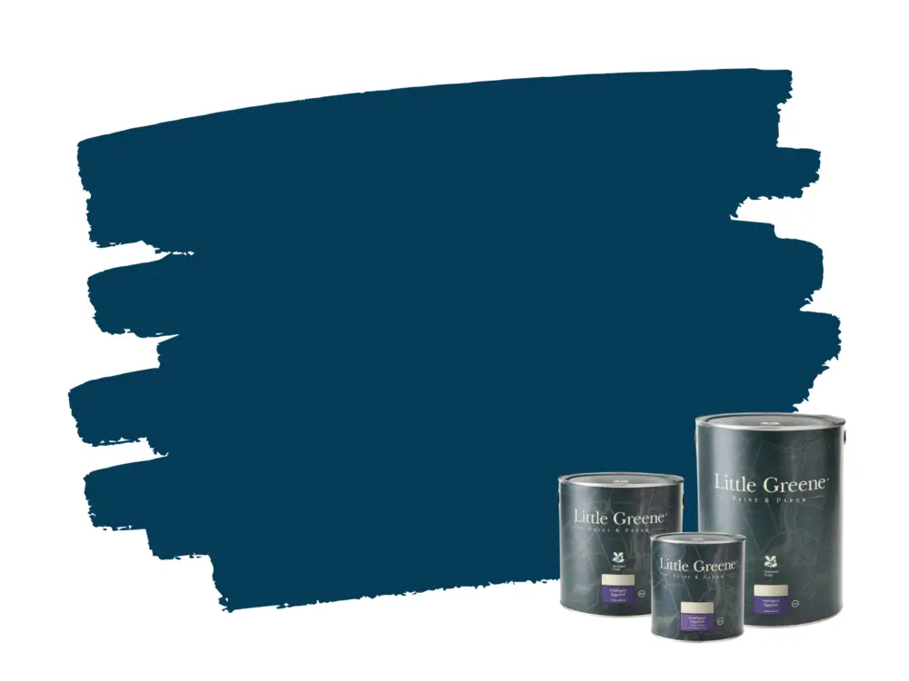 Little Greene Intelligent Eggshell - Deep Space Blue 207 Betrouwbaar