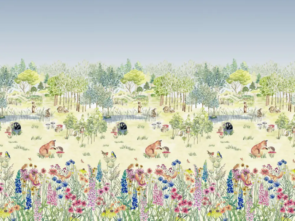 Veilige Betaling Little Greene Potter's Woodland - Spring