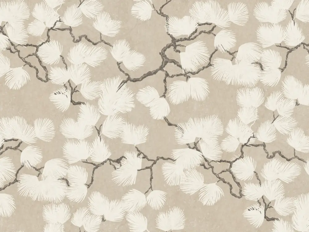 Goedkoop Sandberg Pine Mural - Beige