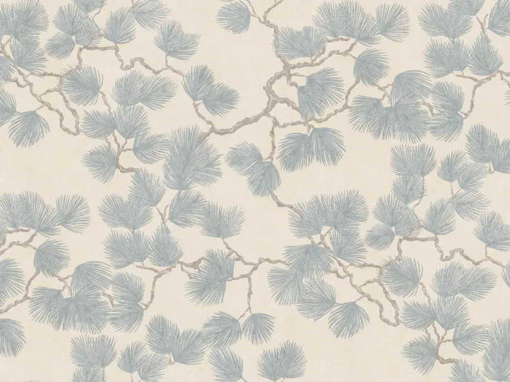 Uitverkoop Sandberg Pine Mural - Misty Blue