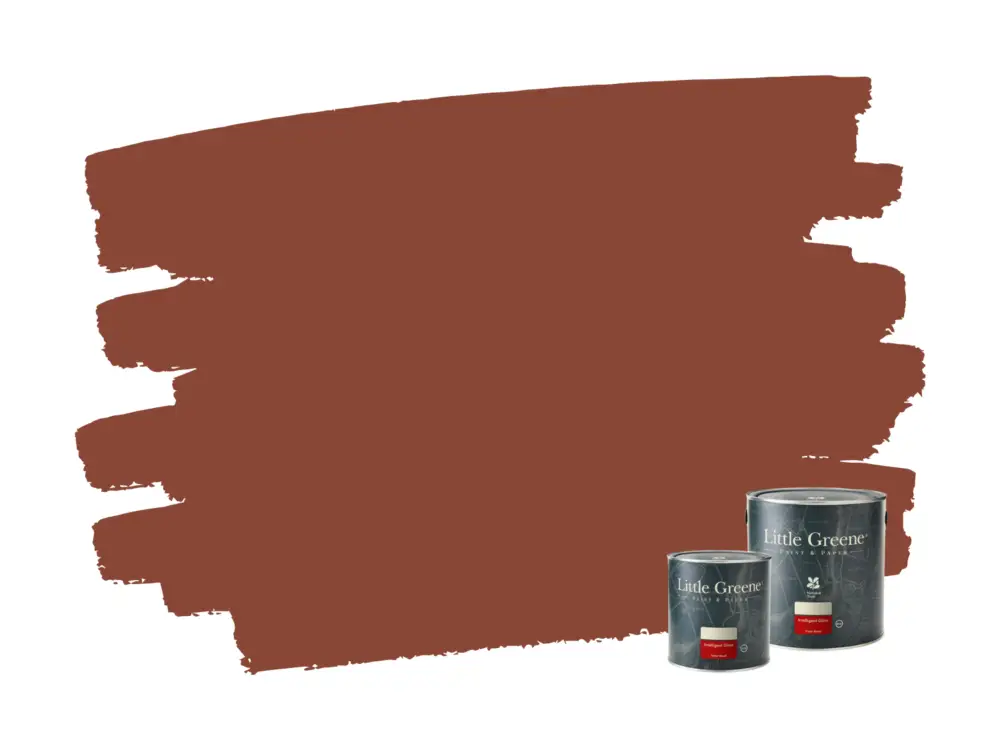 Beste Prijs Little Greene Intelligent Gloss - Tuscan Red 140