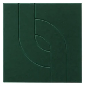 Lage Kosten Maeven Art akoestisch paneel Maya V - Deep Green
