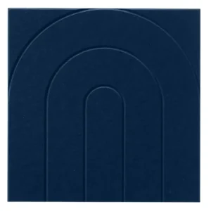 Snelle Levering Maeven Art akoestisch paneel Maya VII - Navy Blue