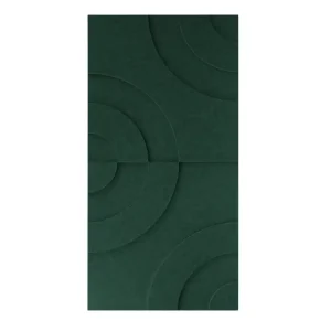 Bestseller Maeven Art akoestische 3D panelen Maya III - Deep Green (set van 2)