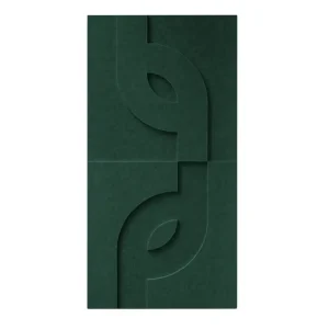 Beperkte Voorraad Maeven Art akoestische 3D panelen Maya V - Deep Green (set van 2)