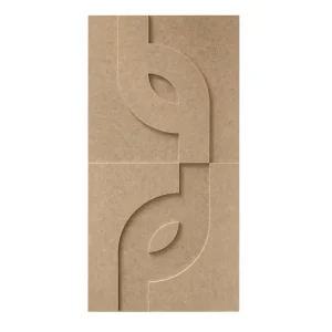 Betaalbaar Maeven Art akoestische 3D panelen Maya VI - Sand (set van 2)
