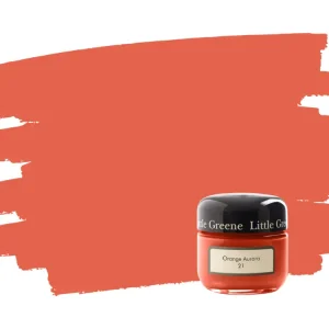 Nieuw Little Greene Orange Aurora 21 samplepotje