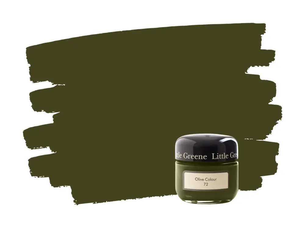 Little Greene Olive Colour 72 samplepotje Koopje