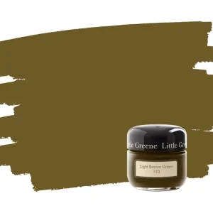 Little Greene Light Bronze Green 123 samplepotje Gecertificeerd
