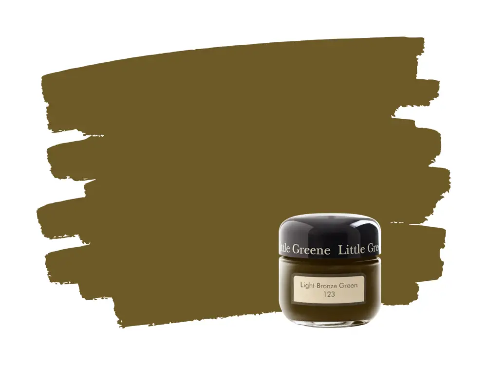 Little Greene Light Bronze Green 123 samplepotje Gecertificeerd