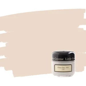 Op = Op Little Greene China Clay Mid 176 samplepotje