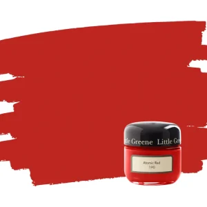 Little Greene Atomic Red 190 samplepotje Speciale Aanbieding