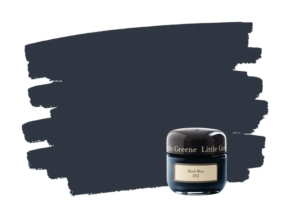Little Greene Dock Blue 252 samplepotje Beperkte Voorraad