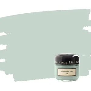 Finale Uitverkoop Little Greene Aquamarine Mid 284 samplepotje