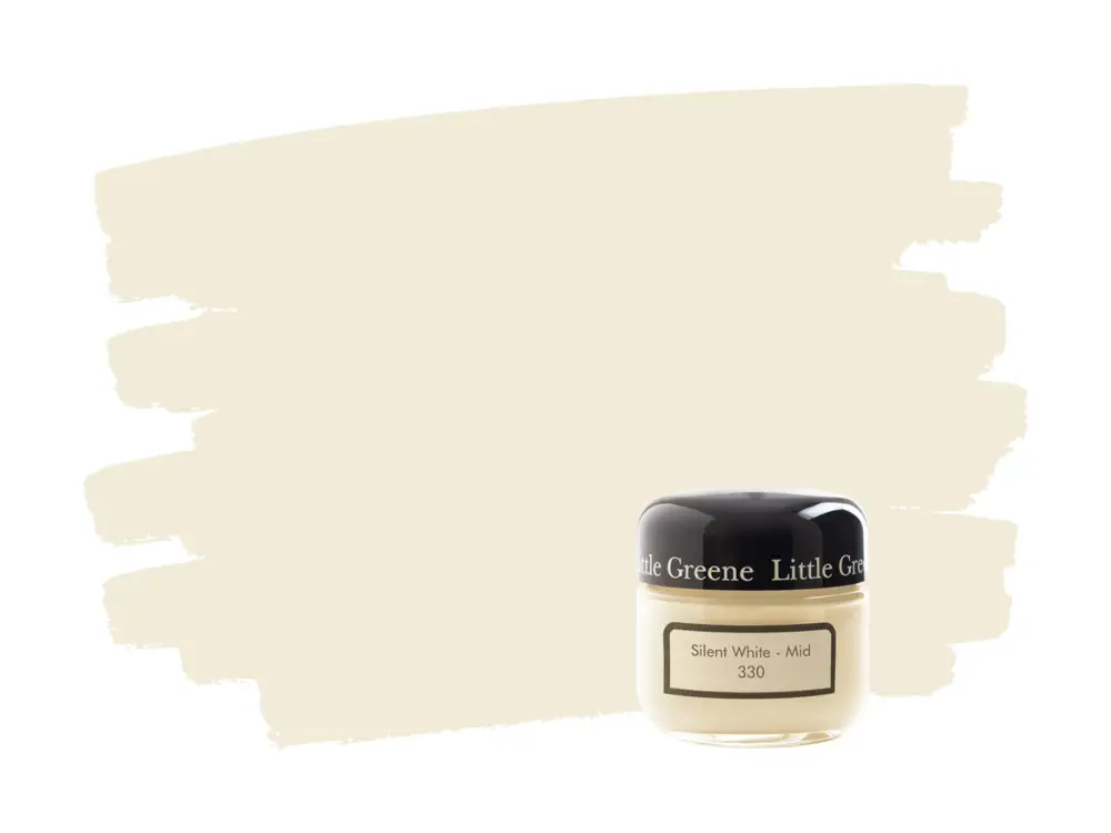 Betaalbaar Little Greene Silent White Mid 330 samplepotje