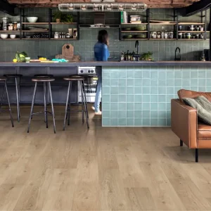 Lage Kosten Floorify Lange planken Champagne FG017 - plak PVC