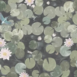 Little Greene Lily Pads - Normandy Grey Populair