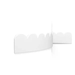 Voordeelprijs Orac flexibele wandlijst S425F Scallop