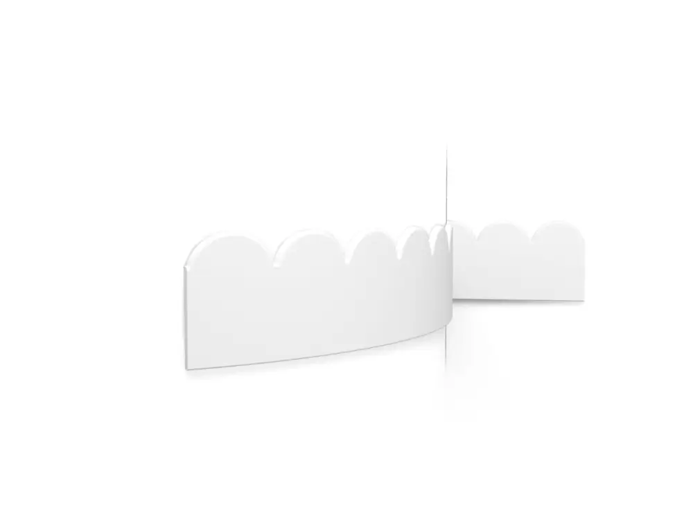 Voordeelprijs Orac flexibele wandlijst S425F Scallop