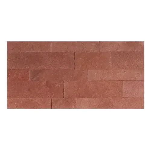 Zelfklevende Steenstrip Natuursteen XL Red Stone Rood OUTLET Superprijs