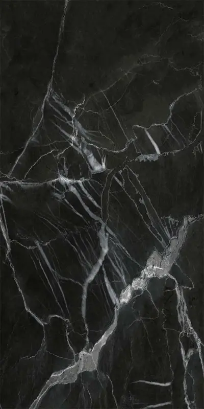 SPC Marmer Plaat Wandpaneel Nero Marquina Mat Zwart Grijs Laatste Versie