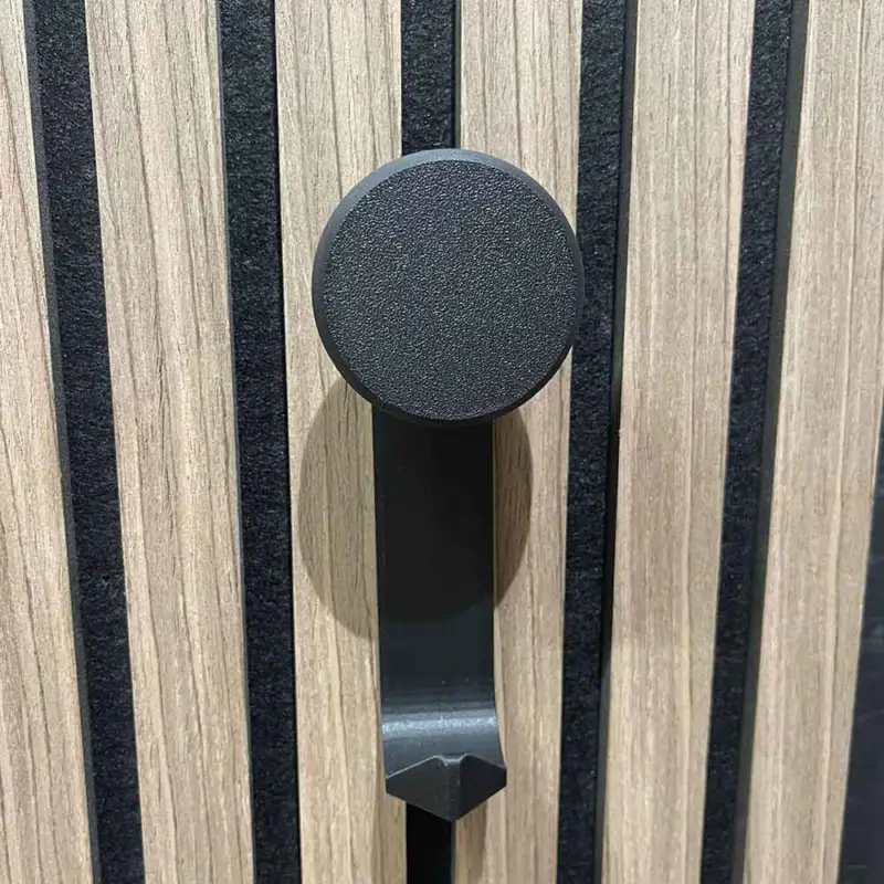 Bestel Nu Aku WallClip Set Wandhaak met Wandknop Klein Zwart