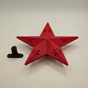 Aku WallClip Ster Groot Rood Seizoensaanbieding