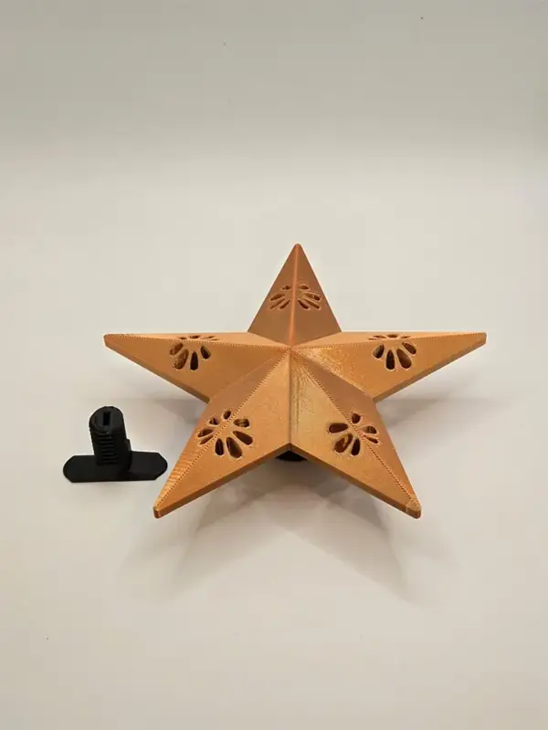 Voordeelprijs Aku WallClip Ster Klein Koper